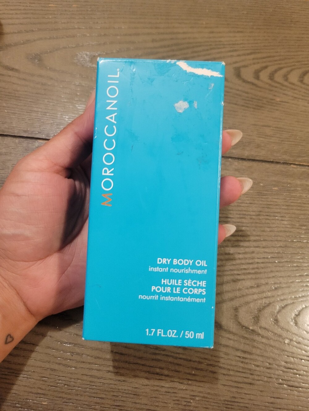 Moroccanoil Dry Body Oil Box — Bright Turquoise